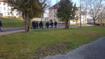 Wir konnten uns verschiedene Gebäude anschauen während dem Besuch.