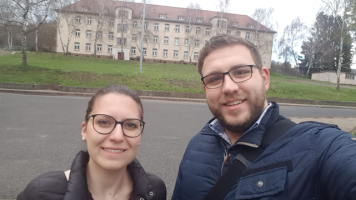 Sophie Peter und Tobias Wüst vertraten die SPD-Aschaffenburg.