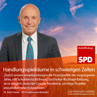 Erich Henke, SPD Fraktionsvorsitzender im Stadtrat