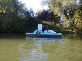 Sophie Peter und Manuel Michniok bei der Main-Aktion