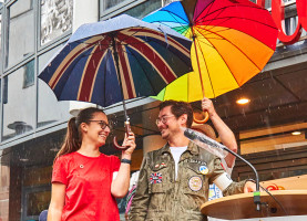 Einheit in Vielfalt - Aschaffenburg ist bunt in der Herstallstraße