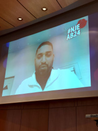 Hauptredner Etris Hashemi